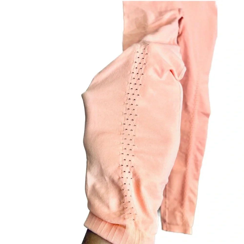 NEW FP Movement Good Karma High-Rise 7/8 Length Peach Horizon Leggings X…